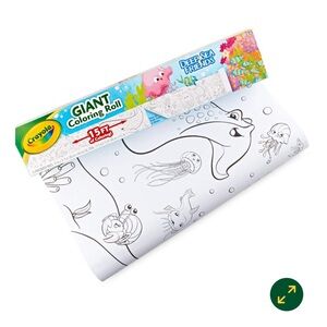 Crayola Deep Sea Giant Coloring Roll - 15 feet - NEW